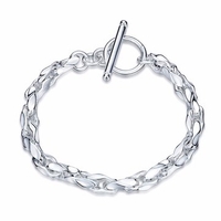 YUEYIN® Thick Chain Hollow Spiral Pattern Simple Bracelet
