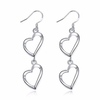 YUEYIN® Two Hollow Heart Earrings Sweet Tassel Earrings for Women