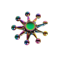 Zinc Ally Night leaves Rotating Fidget Hand Spinner ADHD Autism Reduce Stress Focus Attention Toys