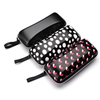 Zipper Hook PU Dot Sunglasses Box Compression Resistance Plastic Travel Carry Case Bag