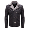 Zipper Pockets PU Leather Jackets