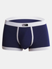 ZK Casual Comfortable Breathable U Convex Pouch Boxers for Men