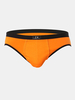 ZK Plus Size 4 Colors Sexy Modal Soft Breathable U Convex Pouch Briefs for Men