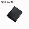 ZUOEDANNI Men Casual Genuine Leather Vintage Wallet