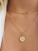 1Pc Collier Superposé Minimaliste de 26 Alphabet Lettre Initiale