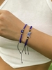 2 Pièces Ensemble de Bracelet Ajustable Décoré de Papillon Perlé