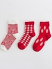 3 Paires de Chaussettes de Noël Graphiques