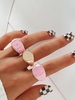3 Pièces Ensemble de Bague Géométrique Ours