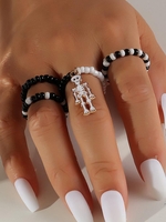 4 Pièces Ensemble de Bague D