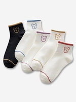 5 Paires Ensemble de Chaussettes Koala à Cheville