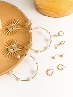 5 Pièces Ensemble de Boucles D