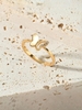 Bague en Forme de Papillon Plaquée Or 18K