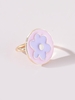 Bague Lustrée Motif de Fleur