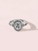 Bague Rétro Lettre Gravée