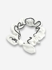 Bandeau de Cheveux à Ourlet Contrasté avec Nœud Papillon