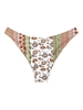 Bas de Bikini à Imprimé Ethnique S Café
