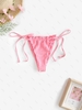 Bas de Bikini Ajustable M Rose léger