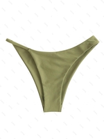 Bas de Bikini Asymétrique M Vert clair