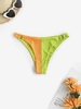Bas de Bikini Bicolore Anneau en O S Multi a