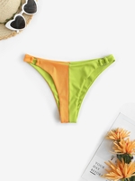 Bas de Bikini Bicolore Anneau en O S Multi a