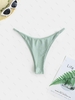 Bas de Bikini Brillant M Vert clair