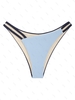 Bas de Bikini Côtelé M Bleu clair