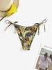 Bas de Bikini Côtelé Noué à Côté L Deep yellow