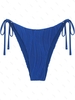 Bas de Bikini Côtelé Noué à Côté M Bleu profond