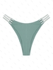 Bas de Bikini Côtelé S Vert