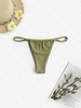 Bas de Bikini Côtelé S Vert