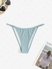 Bas de Bikini Côtelé S Vert clair