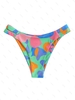 Bas de Bikini Découpé en Blocs de Couleurs S Multi a
