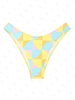 Bas de Bikini en Blocs de Couleurs L Jaune