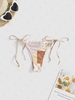 Bas de Bikini Ethnique Motif de Cachemire Ajustable M