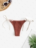 Bas de Bikini Noué à Côté L Café profond