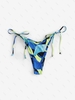 Bas de Bikini Noué en Blocs de Couleurs M Multi a