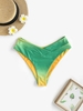 Bas de Bikini Ombré à Taille Haute L Multi a