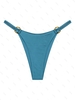 Bas de Bikini Soyeux en O M Bleu profond