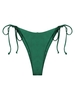 Bas de Bikini Soyeux Noué M Vert