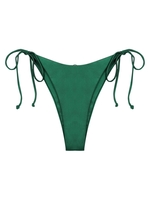Bas de Bikini Soyeux Noué M Vert