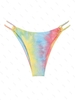 Bas de Bikini Teinté Plissé L Multi a