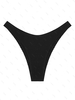 Bas de Bikini Texturé M Noir