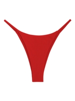 Bikini Côtelé à Bretelles S Rouge