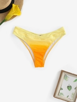 Bikini Côtelé Croisé Ombre à Taille Basse L Orange