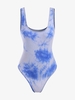 Body Débardeur Côtelé Teinté M Bleu clair