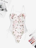 Body Fleur Brodée en Maille à Lacets S Multi a