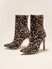 Bottes Chaussettes à Bouts Pointus en Faux Daim