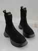 Bottes de Chaussettes Tricotées Epaisses à Braguette Zippée