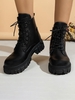 Bottes de Combat Lacet Avant avec Carrés