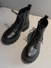 Bottes de Combat Zippé à Lacet
